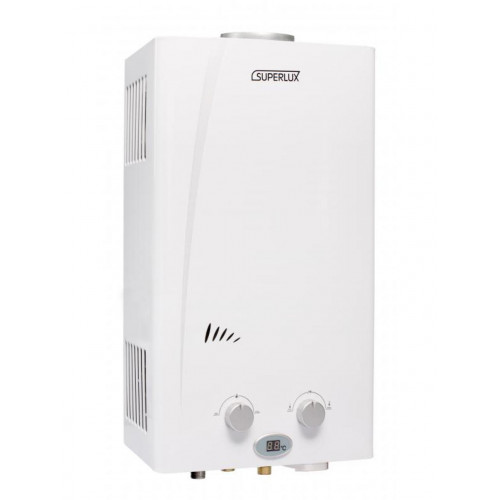 Проточный газовый водонагреватель SUPERLUX 10L CF NG